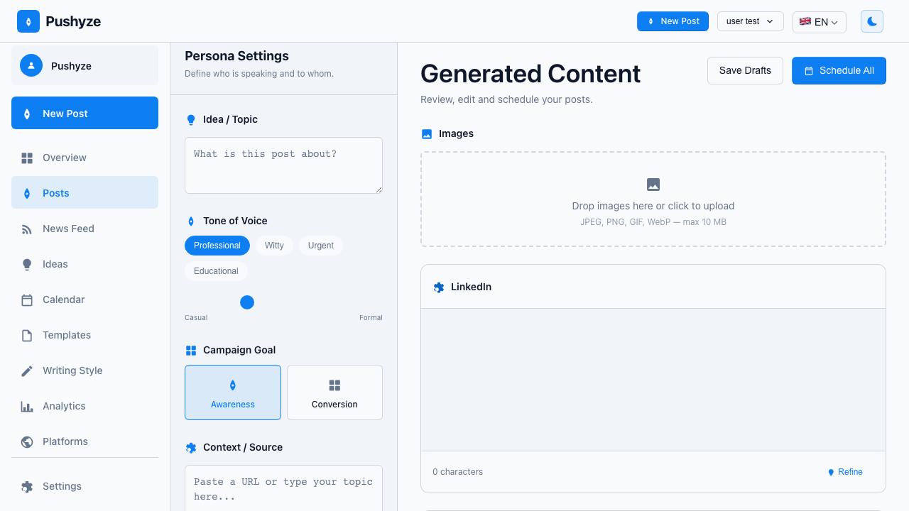 Éditeur propulsé par l'IA