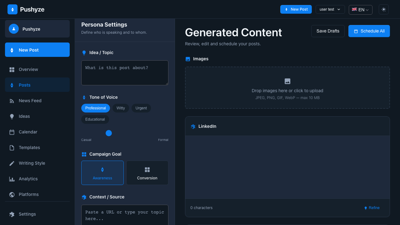 Éditeur propulsé par l'IA